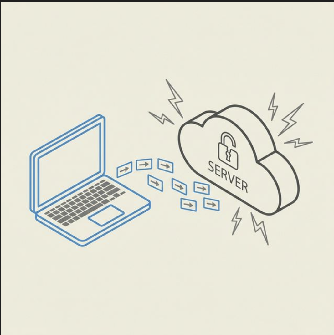 Data flowing to remote servers